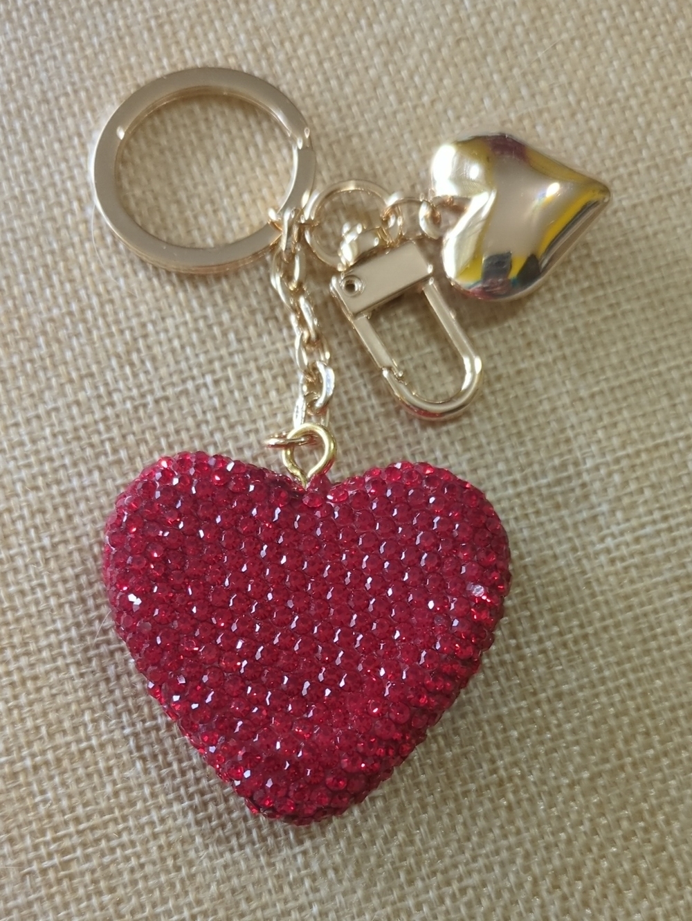 Sparkle heart Keychain
